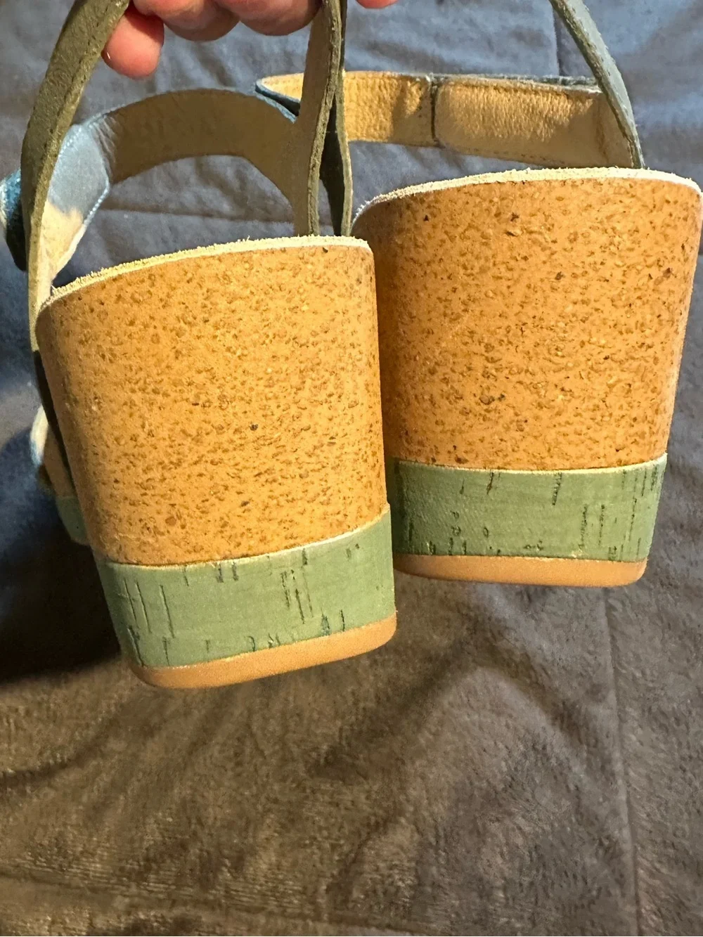 Dansko Stella Nubuck Suede Buckle Hardware Wedge Sandals New